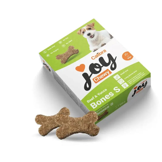 Calibra Joy Dog Chewy Bone S Beef & Yucca, 40 Unidades X 1000 Gr