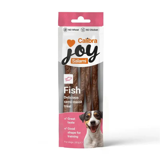 Calibra Joy Dog Salame de Peixe, 20 unidades x 30 gramas