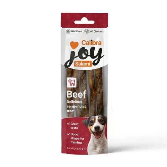 Calibra Joy Dog Salame Carne de vaca, 20 unidades x 30 gramas