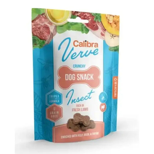 Calibra Dogs Verve Snack Crocante Insectos e Borrego Fres 150G