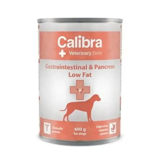 Calibra Vet Dieta para Cães Gastrointestinais Alimento Húmido com Baixo Teor de Gordura 6X400Gr