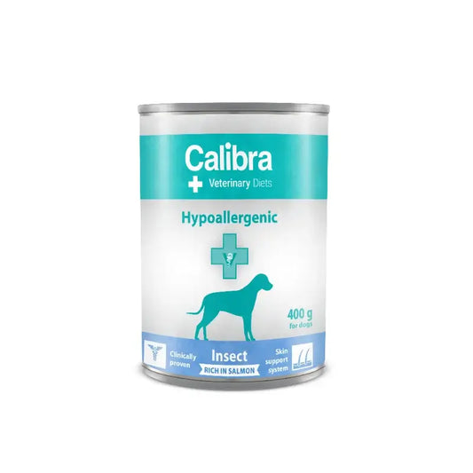 Calibra Vet Diet Cão Hipoalergénico Insectos Salmão Alimento Húmido 6X400Gr