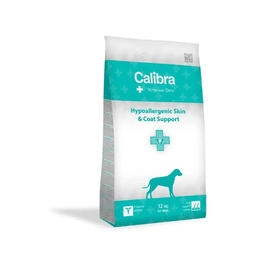 Calibra Vet Diet Cão Hipoalergénico Pele Pelo Apoio Ração 12Kg