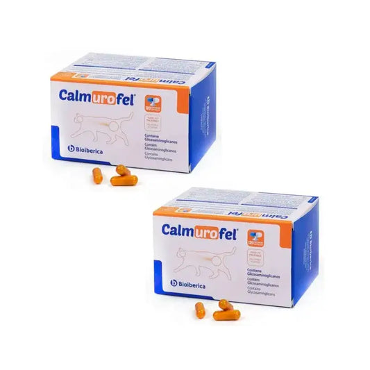 Calmurofel, Embalagem 2 x 120 cápsulas