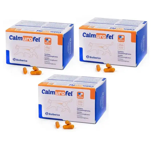 Calmurofel, Embalagem 3 x 120 cápsulas