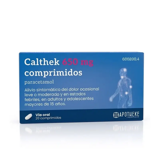 Calthek 650 Mg, 20 comprimidos