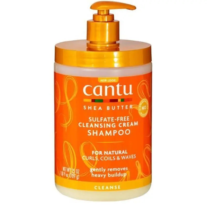 Champô de Limpeza para Cabelo Natural com Manteiga de Karité Cantu 709 Gr