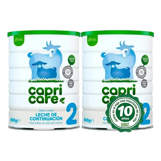 Capricare 2 Fórmula de leite, embalagem de 2 x 800g