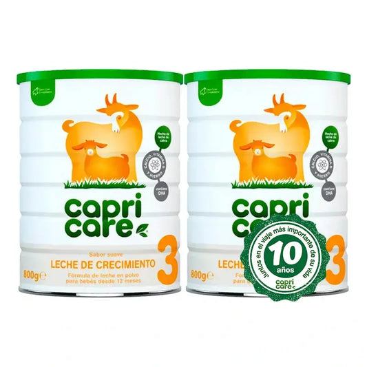 Capricare 3 Leite de Crescimento, embalagem de 2 x 800 g