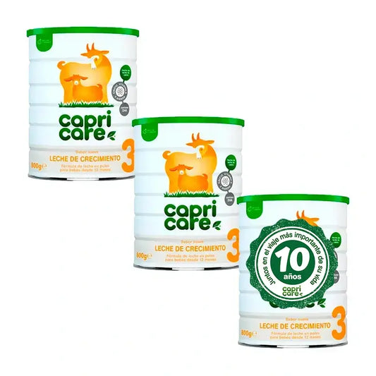 Capricare 3 Leite de Crescimento, Embalagem 3 X 800 Gr