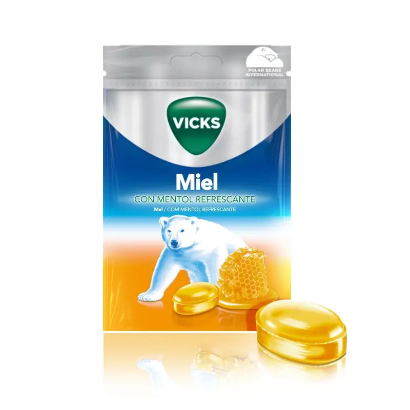 Balas de mel Vicks 72 gramas
