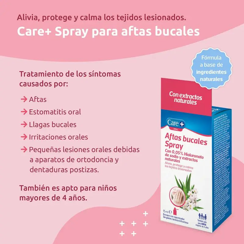 Care+ Aftas Spray Bucal 15ml