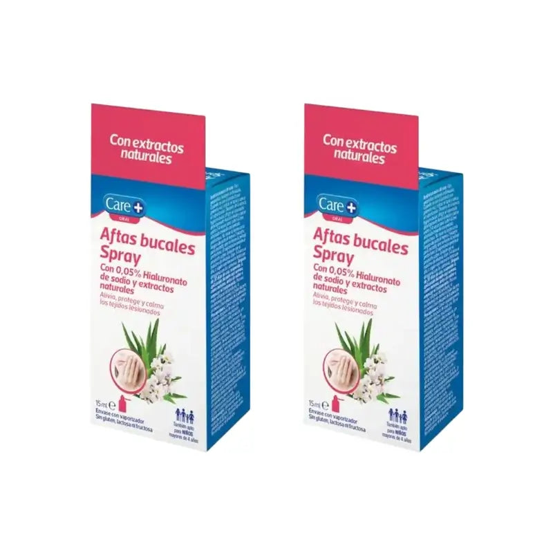 Care+ Aftas Spray Oral, 2X15 Ml