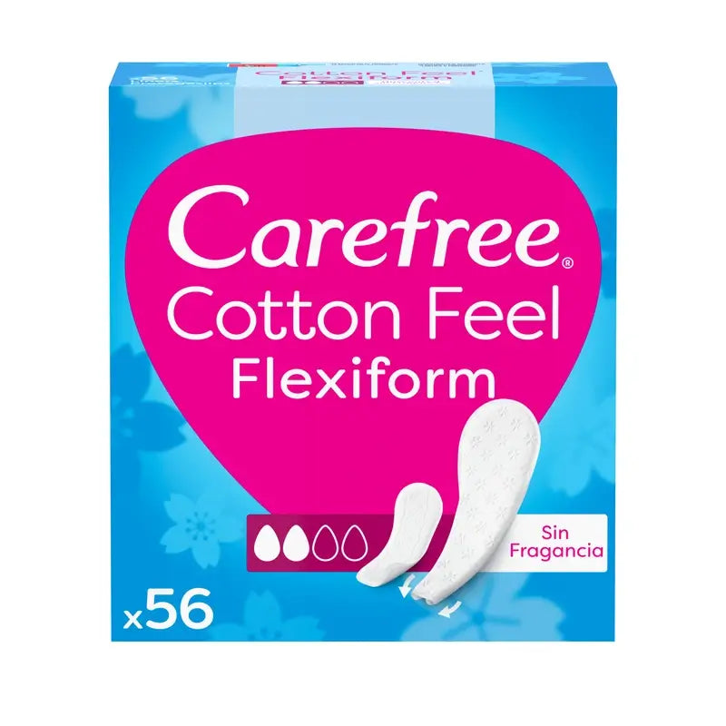 Carefree Flexiform Sem perfume 56pcs