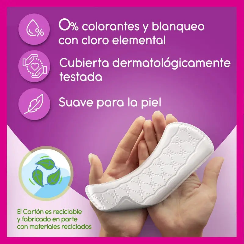 Carefree Plus Large Light Fragrance 64 unidades