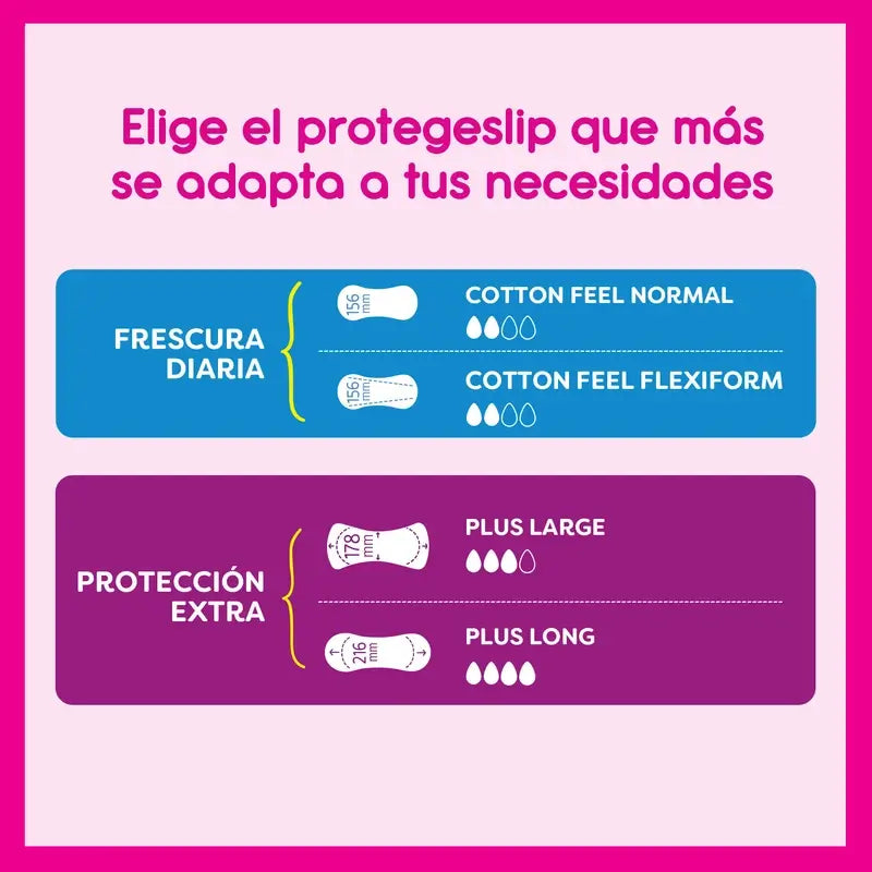 Carefree Plus Large Light Fragrance 64 unidades