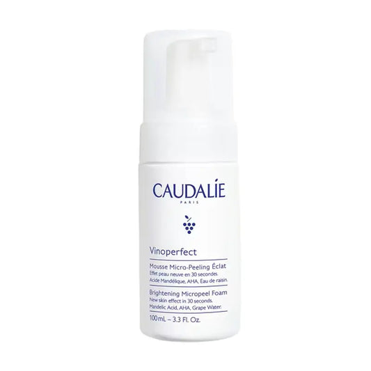 Caudalie Espuma Micropeeling Iluminadora com Ácido Manélico (Aha) , 100 ml