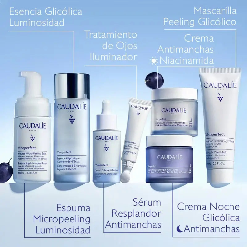 Caudalie Espuma Micropeeling Iluminadora com Ácido Manélico (Aha) , 100 ml