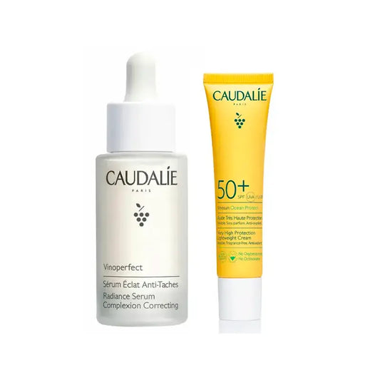 Caudalie Vinoperfect + Vinosun: Cuidados anti-manchas e solares, 30 ml + 40 ml