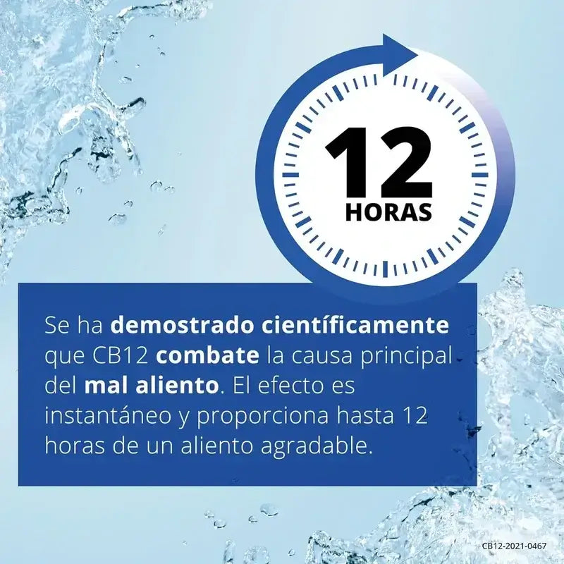 Colutório Cb12 Menta Colutório para Halitose com Sabor a Menta, 2X250 Ml