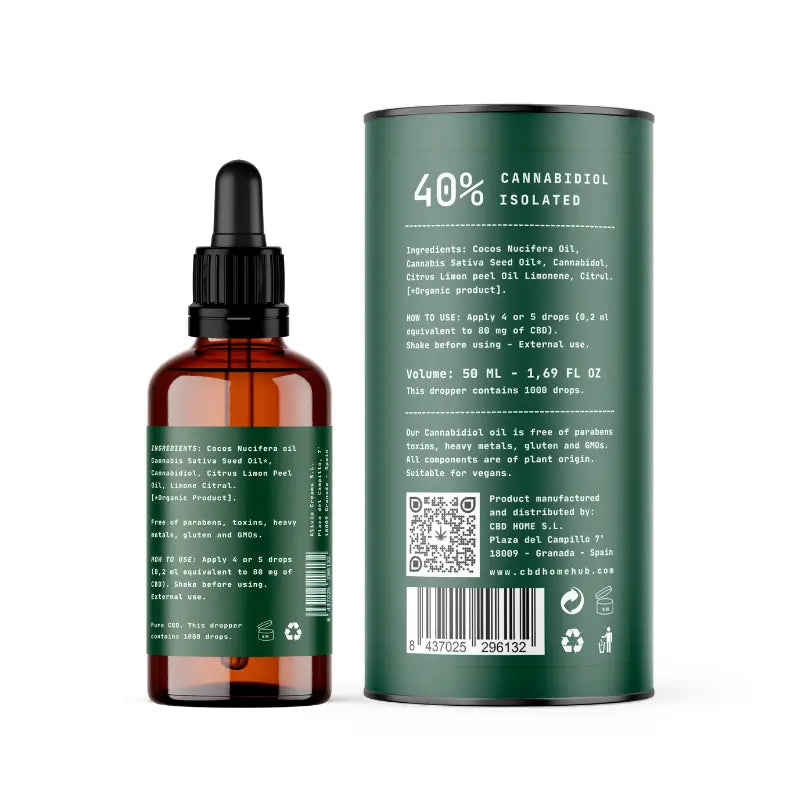 CBD Home Óleo CBD 40% , 50 ml