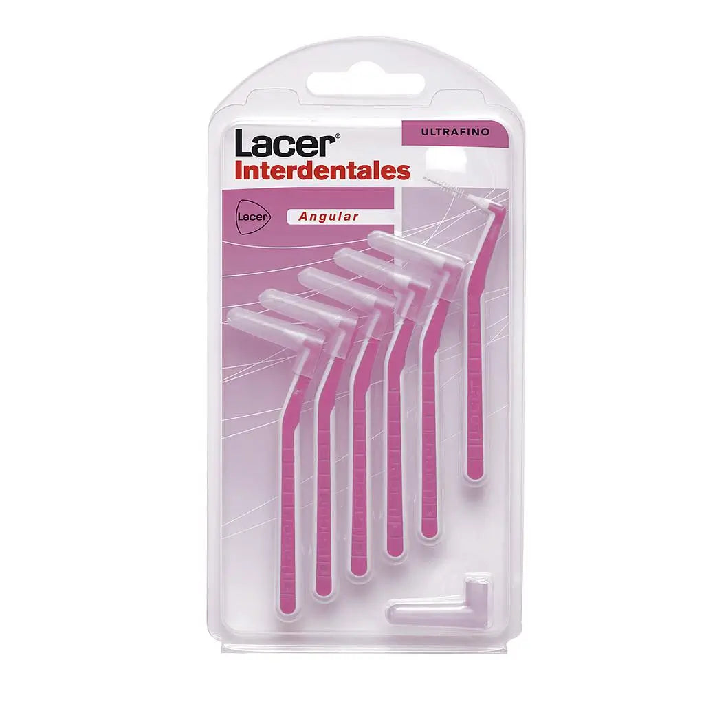LACER ULTRAFINO ESCOVA ULTRAFINA LACER INTERDENTAL ANGULAR 6 UNIDADES