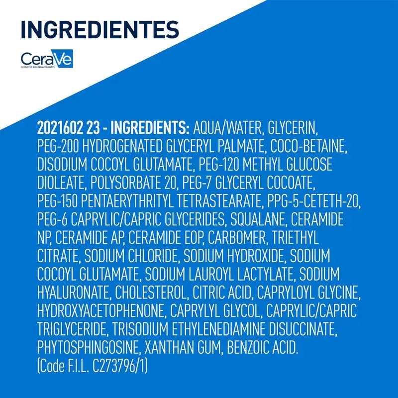 Óleo de Limpeza Espumante Hidratante CeraVe, 473 ml