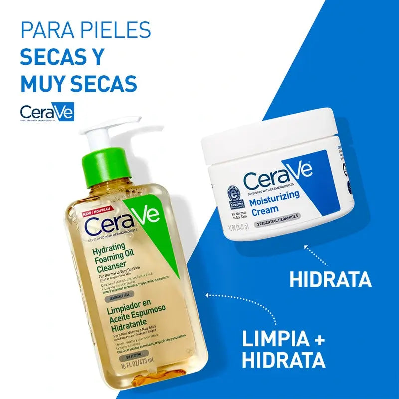 Óleo de Limpeza Espumante Hidratante CeraVe, 473 ml