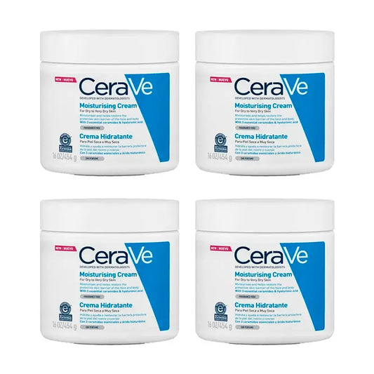 CeraVe Creme Hidratante, embalagem de 4 x 454 g