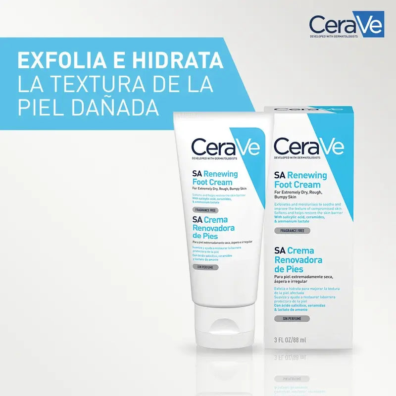 CeraVe Creme Renovador para os Pés, 88 ml