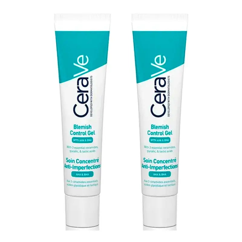 CeraVe Gel de Controlo das Imperfeições, Embalagem 2 x 40 ml