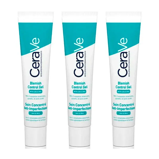CeraVe Gel de Controlo das Imperfeições, Embalagem 3 x 40 ml