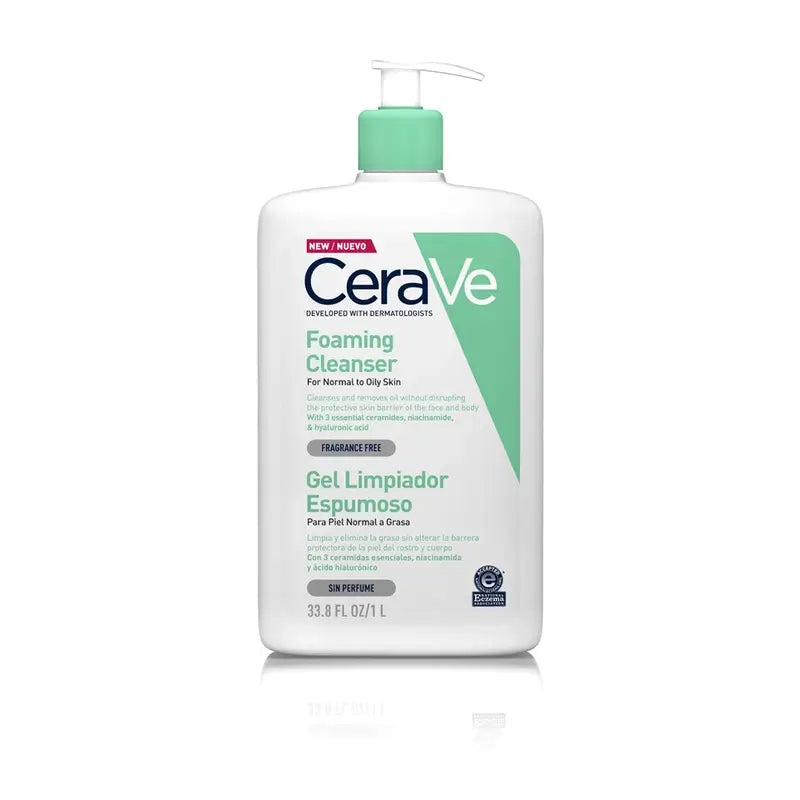 CeraVe Gel de Limpeza Espumante, 1l
