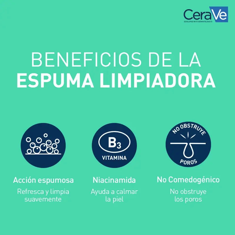 CeraVe Gel de Limpeza Espumante, 1l