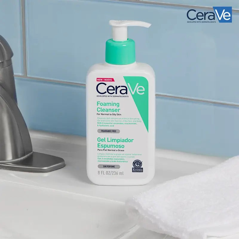 CeraVe Gel de Limpeza com Espuma, 236 ml