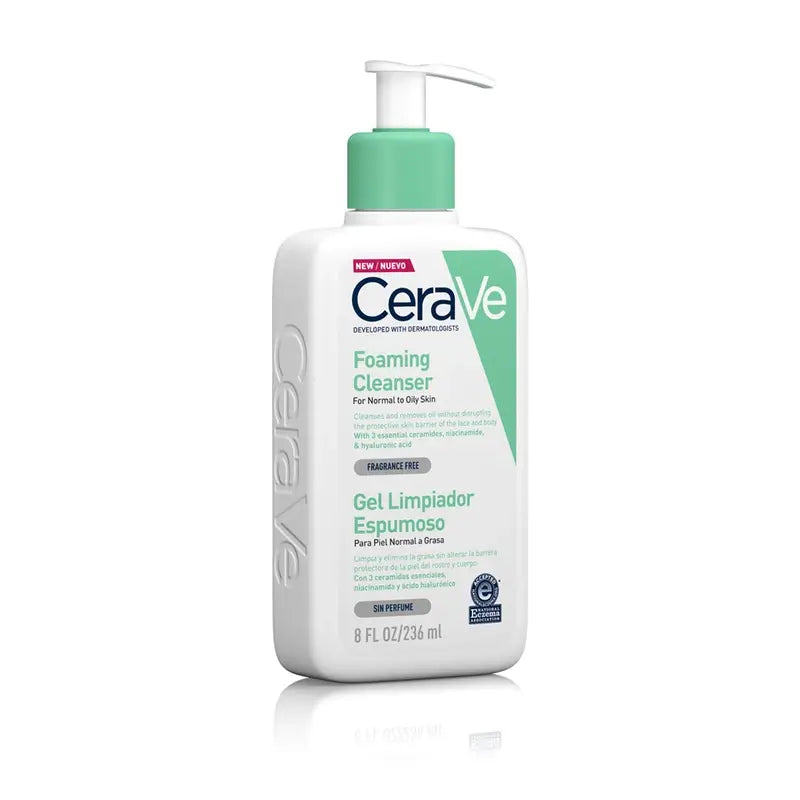CeraVe Gel de Limpeza com Espuma, 236 ml