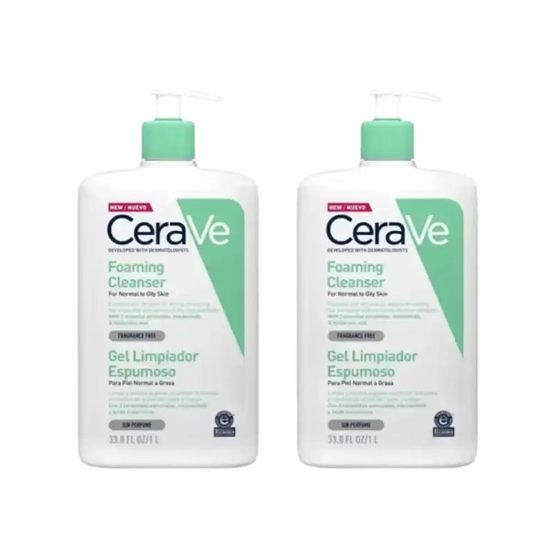 CeraVe Gel de Limpeza Espumante, 2X1 Litro