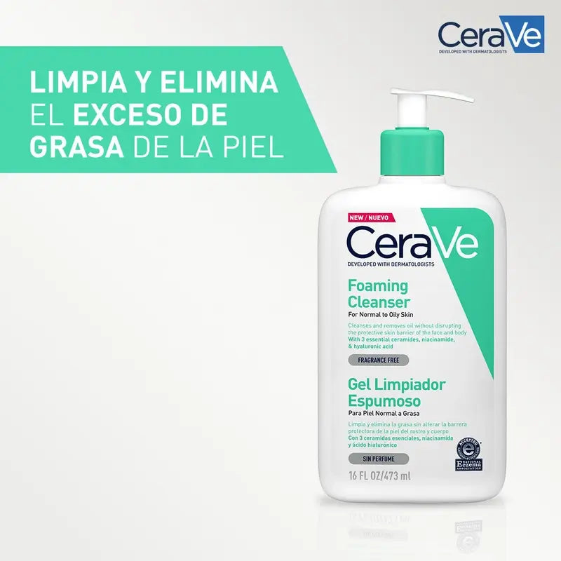 CeraVe Gel de limpeza com espuma