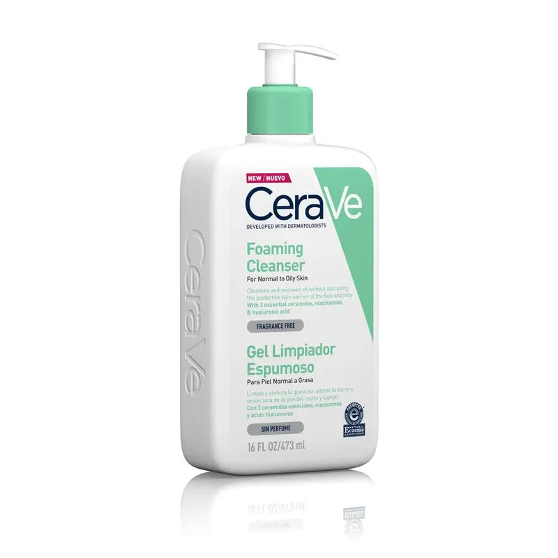 CeraVe Gel de Limpeza Espumante, 473 ml
