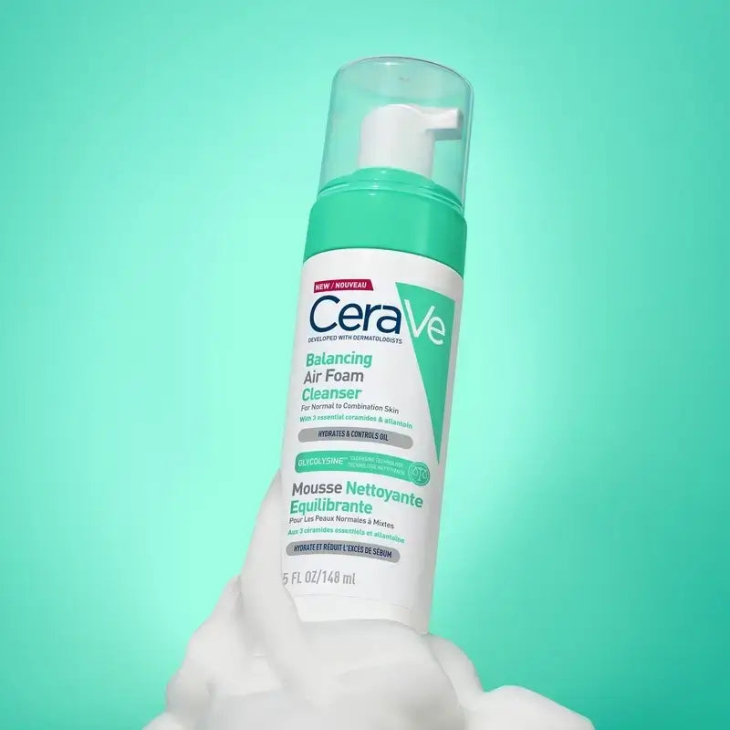 CeraVe Air Foam Rebalancing Cleanser , Embalagem 2 x 148 ml