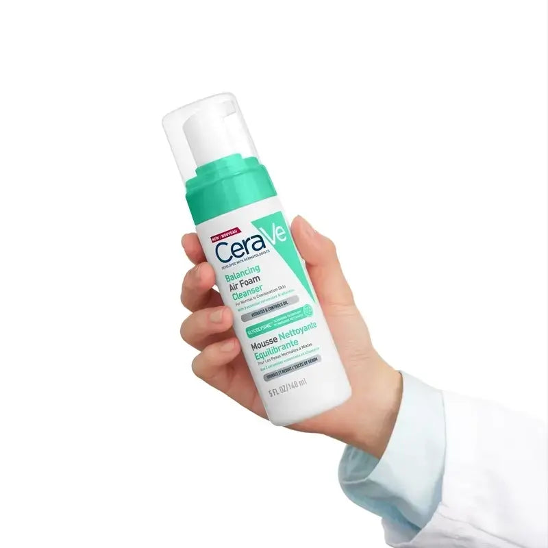 CeraVe Air Foam Rebalancing Cleanser , Embalagem 2 x 148 ml