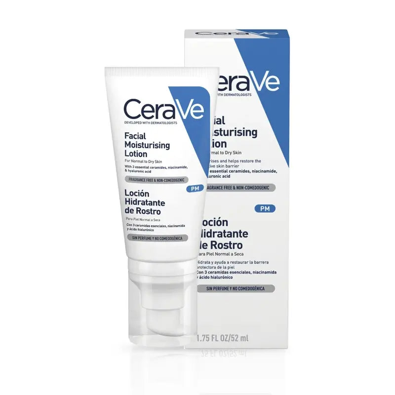 CeraVe Loção Hidratante para o Rosto, 52 ml