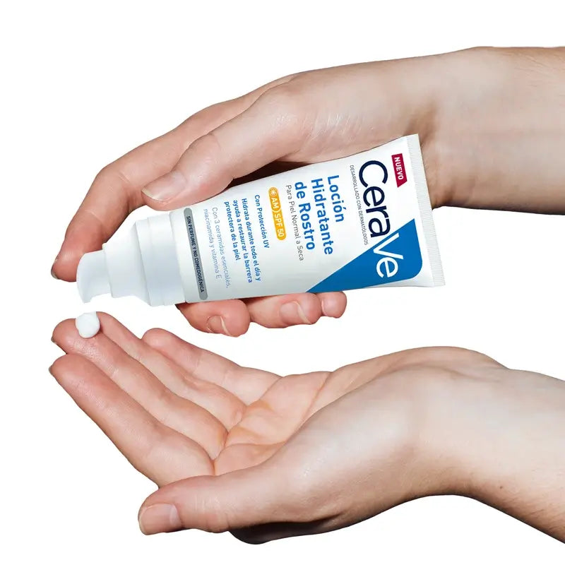 CeraVe Loção Hidratante Facial SPF 50, 52 ml