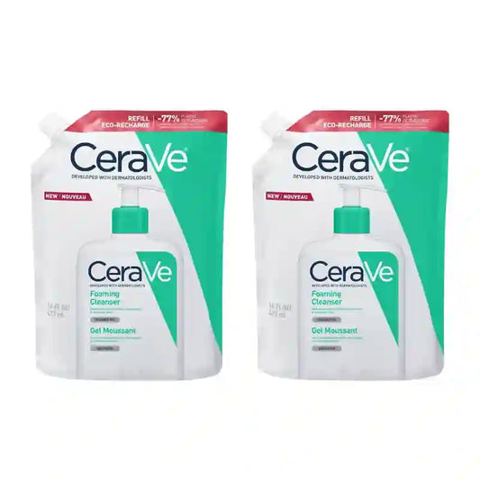 CeraVe Gel de Limpeza Espumante Recarga, 2X473 Ml