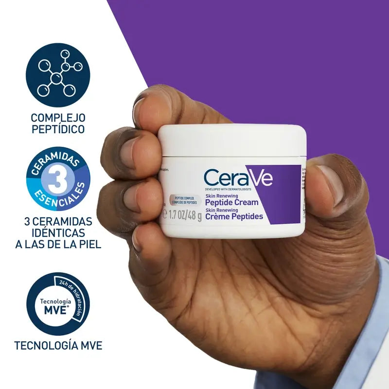 Cerave Creme Renovador da Pele com Péptidos , 48 ml