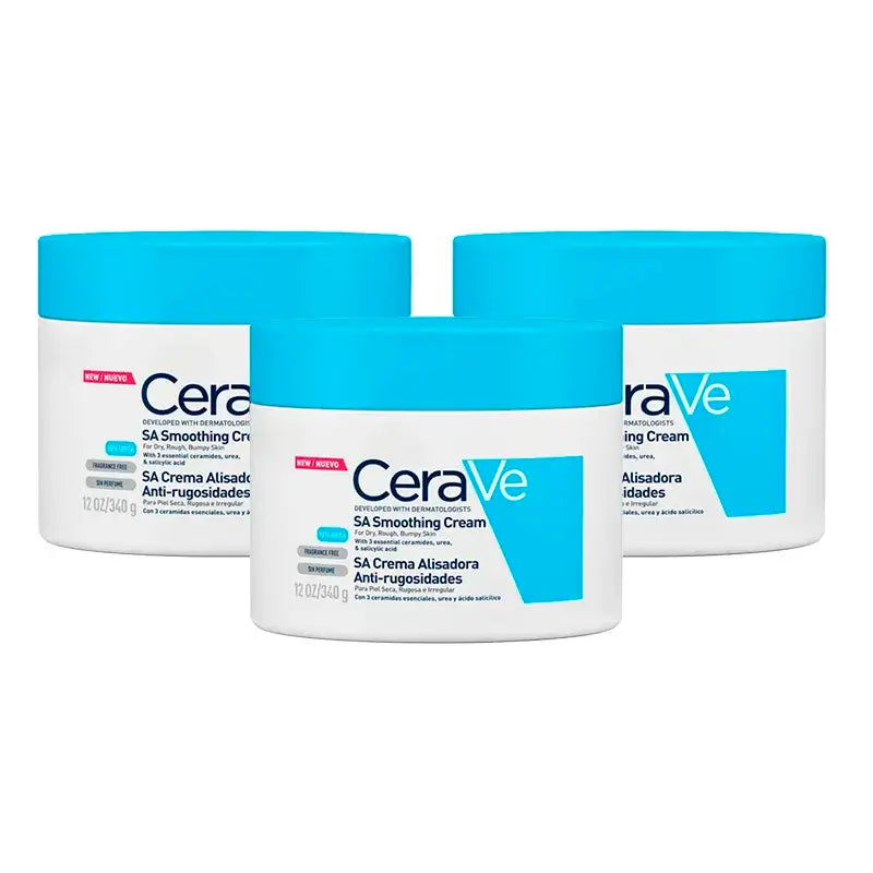 CeraVe Triplo Creme Anti-Rugas Suavizante, 3X340 Ml