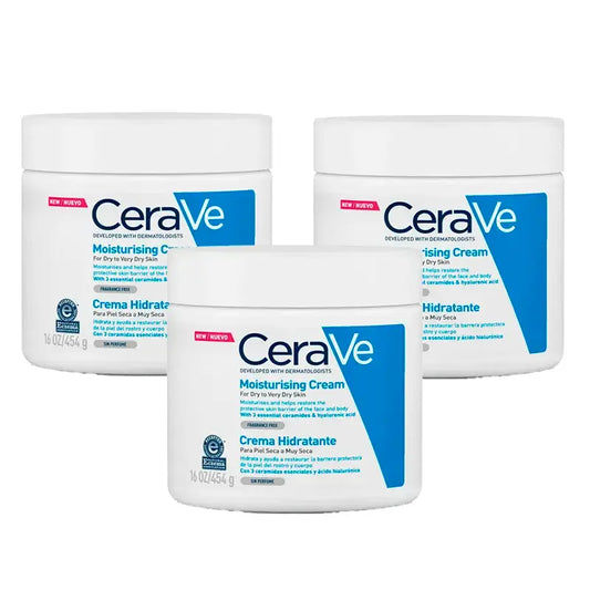 CeraVe Triplo Creme Hidratante, 3X454 Gr
