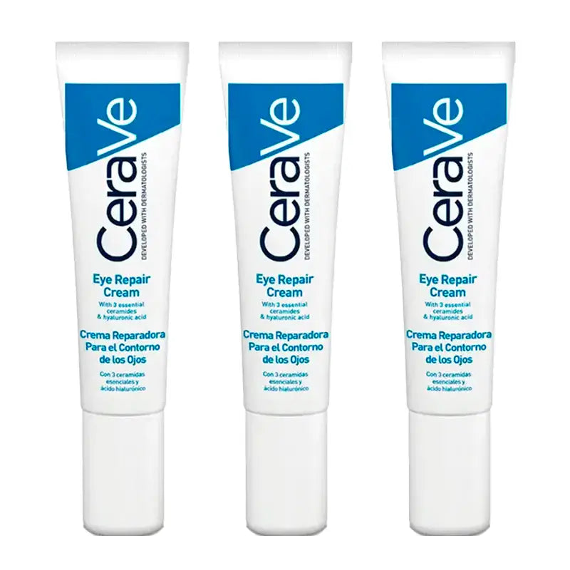 Cerave Triplo Creme Reparador para o Contorno dos Olhos, 3X14 Ml