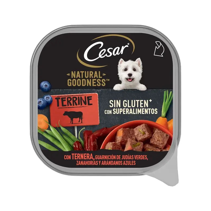 Cesar Natural Muiltipack Carne de vaca 16X100Gr