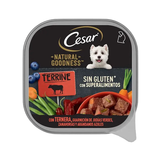 Cesar Natural Muiltipack Carne de vaca 16X100Gr
